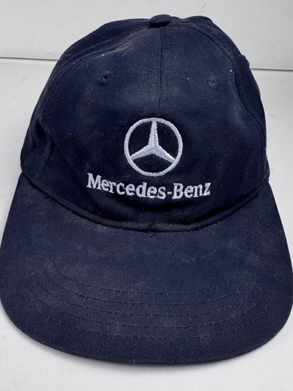 Mercedes-Benz of Encino Hat Cutter & Buck Strapback Golf Cap Blue Cotton OS